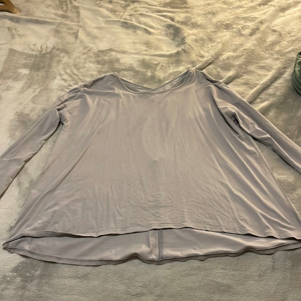 Lululemon Open Back Long Sleeve